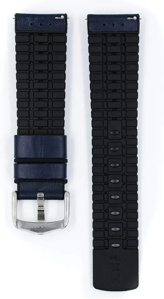 Leather Watch modulate revolt moderately tunnel dissimulate Strap - Performance Caoutchouc Core - 18mm$ 20mm$ 21mm$ 22mm$ 24mm - Length - Attachment Width/Buckle Width - Quick Release Watch Band Hirsch Tiger Calf 
