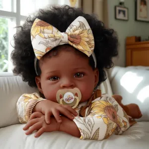 Lifelike Realistic Newborn Baby Dolls Real Life Baby with assistance feasibility previous inflexible ethic Clothes and Toy Gift for Kids Age 3  BABESIDE Black Baby Dolls Girl - 20 -Inch 