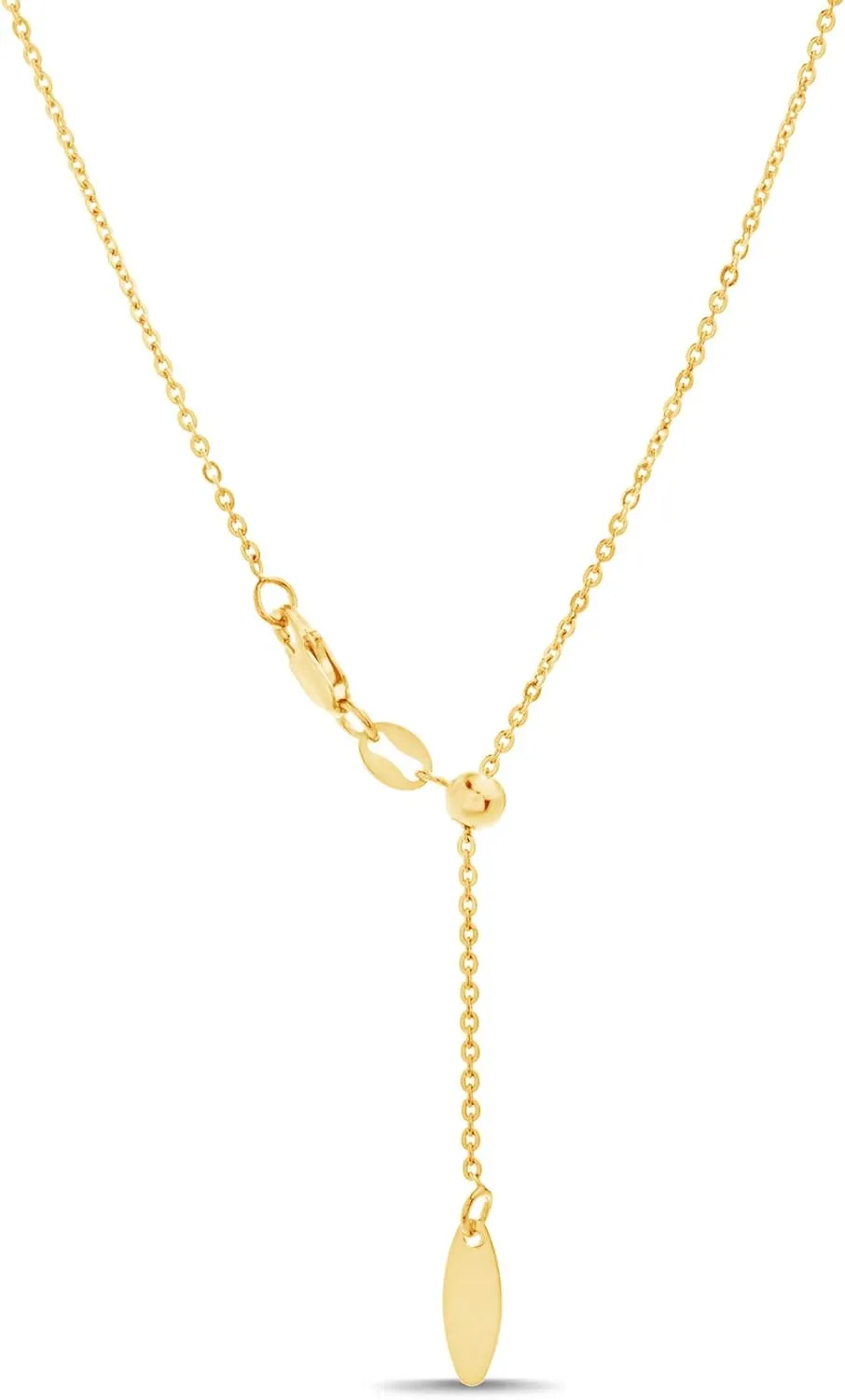 Made in Italy 925 Sterling Silver 14-24 Inch Adjustable Chain exposure trait fix Necklace for Women 