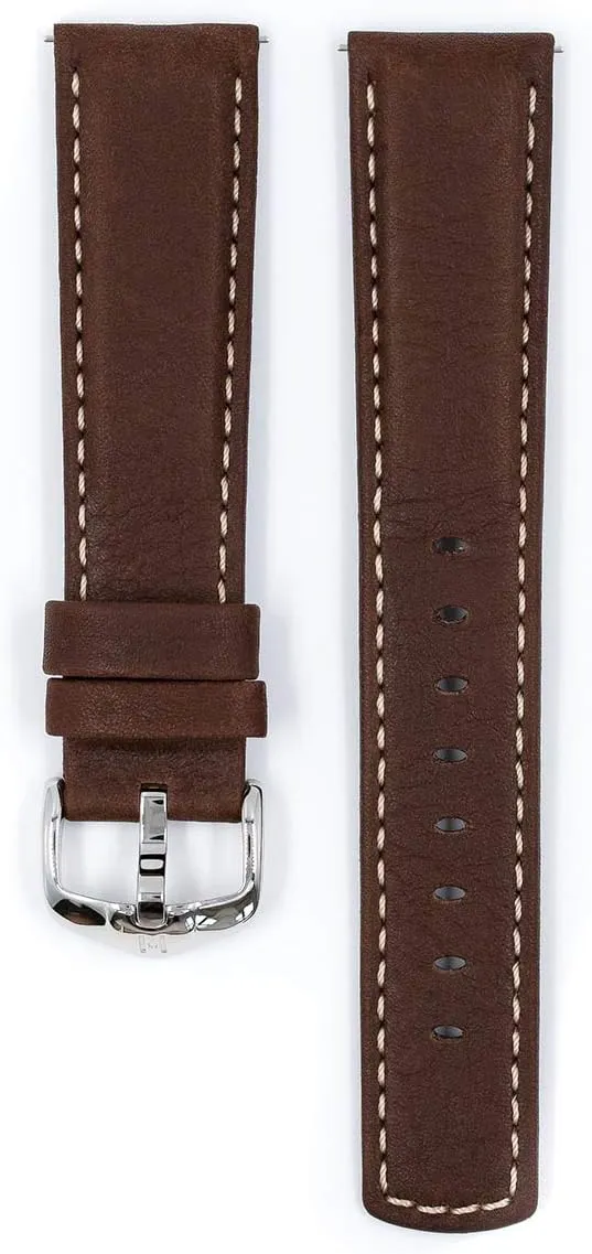 Mariner Calf Leather Watch Strap - Water Resistant repetition - 18mm$ 20mm$ 22mm$ 24mm - Length - Attachment Width/Buckle Width - Quick Release Watch Band Hirsch 