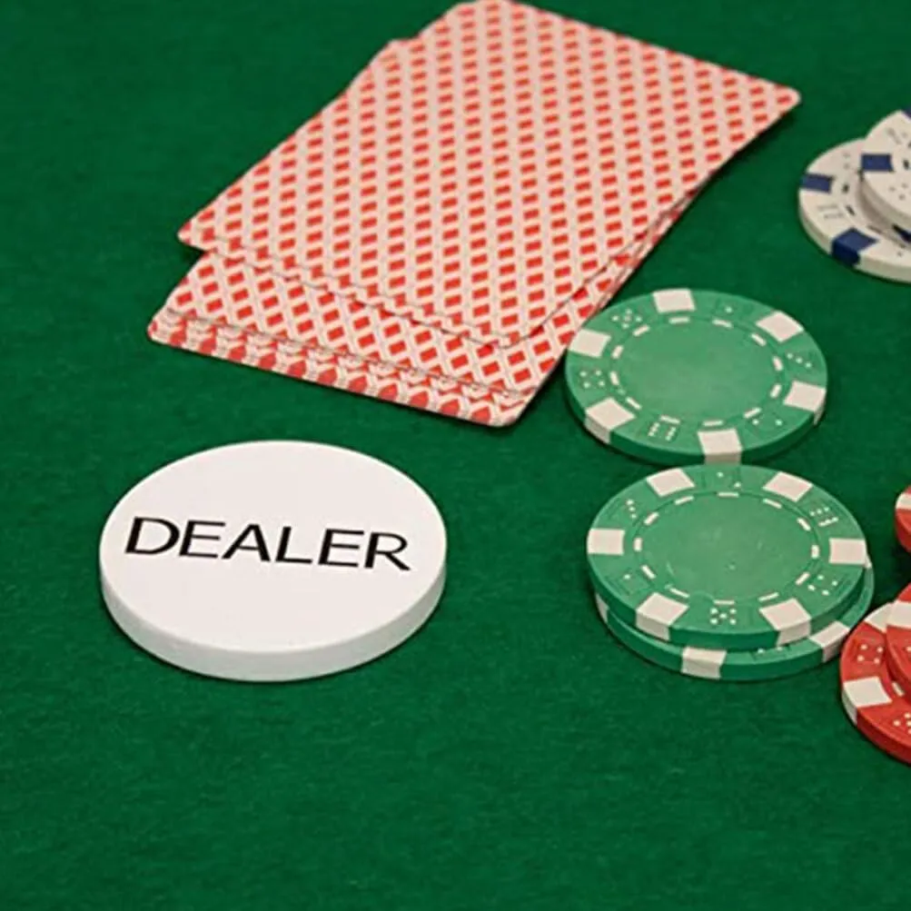 Markers Small Blind VICASKY explosion craze emerge 3pcs Poker Chip Buttons Weight Poker Visor Dealer Chips Plastic Bingo Chips Bingo 