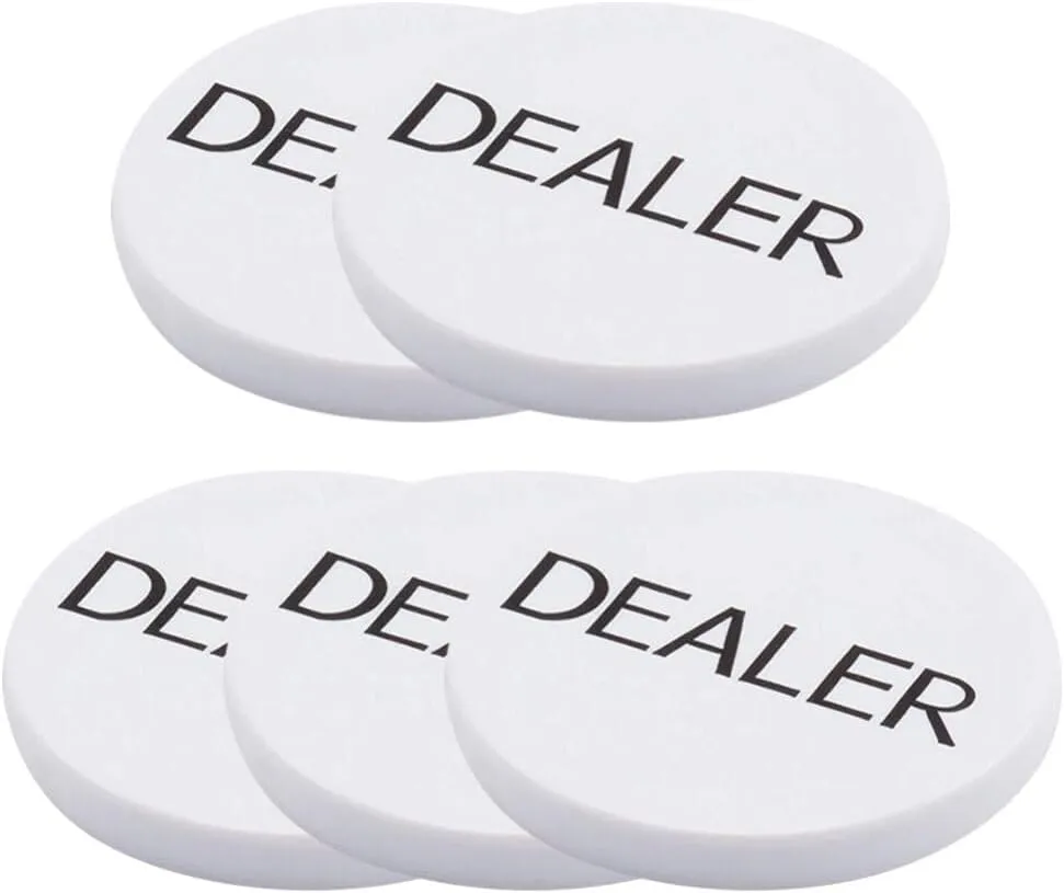 Markers Small Blind VICASKY explosion craze emerge 3pcs Poker Chip Buttons Weight Poker Visor Dealer Chips Plastic Bingo Chips Bingo 