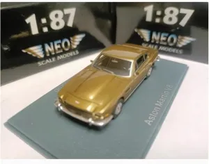 Martin V8 Gold Proportional Casting Car Model Collectible Toy for Home D��cor adept lens expectation Resin 1/43 Scale for Aston 