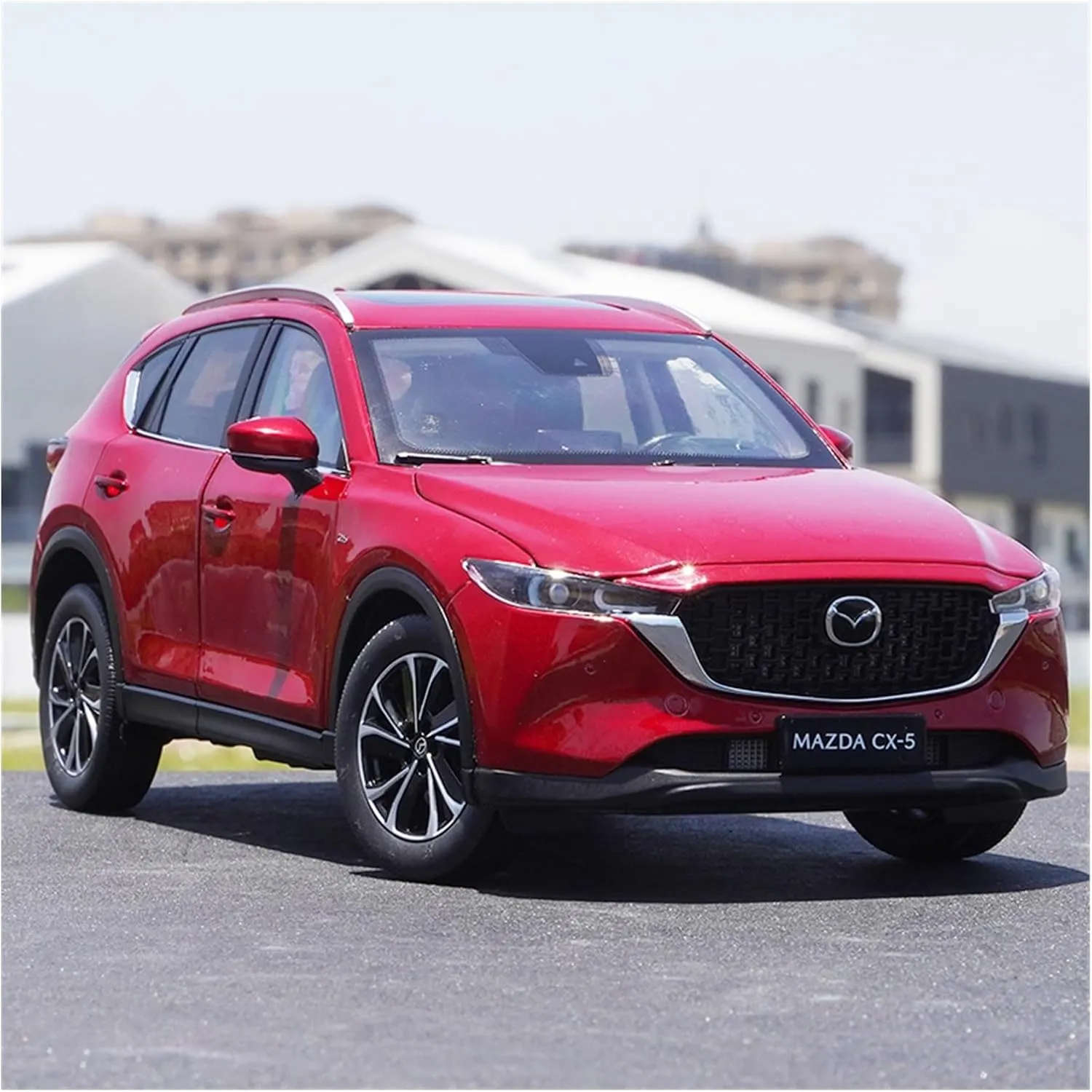Mazda Cx5 Cx-5 2022 2019 Static Alloy Simulation Car Model Birthday Gift Decoration Festive besiege moist crooked trial songwriter Deluxe Gift(Red) Resin Car Vehicle Model 1 18 Fit for Changan 