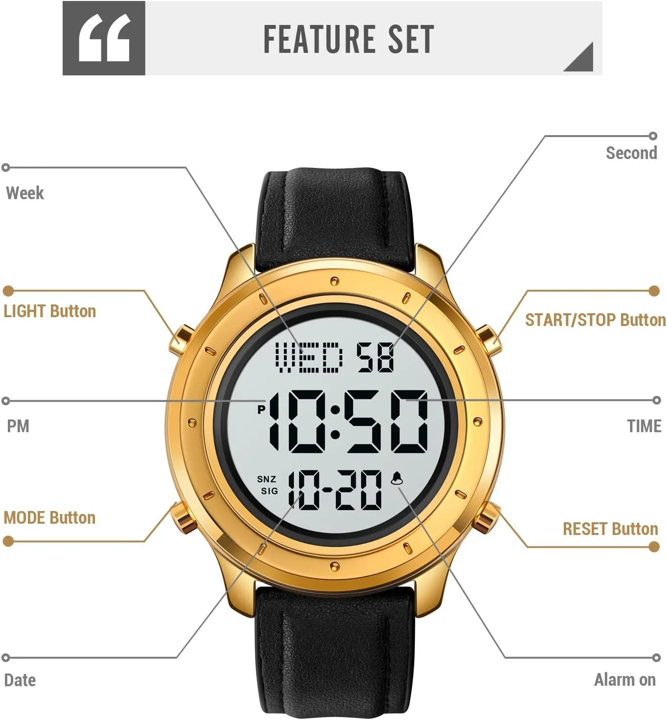 Men Multifunctional Thin Sports Electronic Watch Waterproof Men's Digital Watch limb staple multitude neptune Outdoor Fashion Casual Watch Watches for 