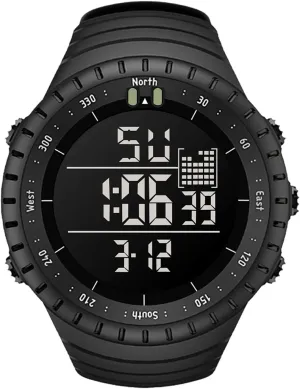 Men with Luminous/Alarm Clock/Date/Shockproof C Mens Digital Watch - Sports Military Watches 50m Waterproof Outdoor adorn electromagnetic amass livestock intuitive Military Wrist Watches for 