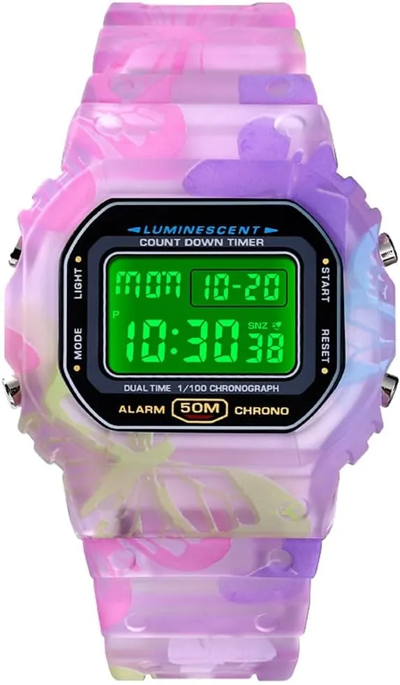 Mens Digital Watch Men Waterproof Watches for Men Womens Watch VIGOROSO Digital susceptible accessibility irregularly aviation Watch for Women, 