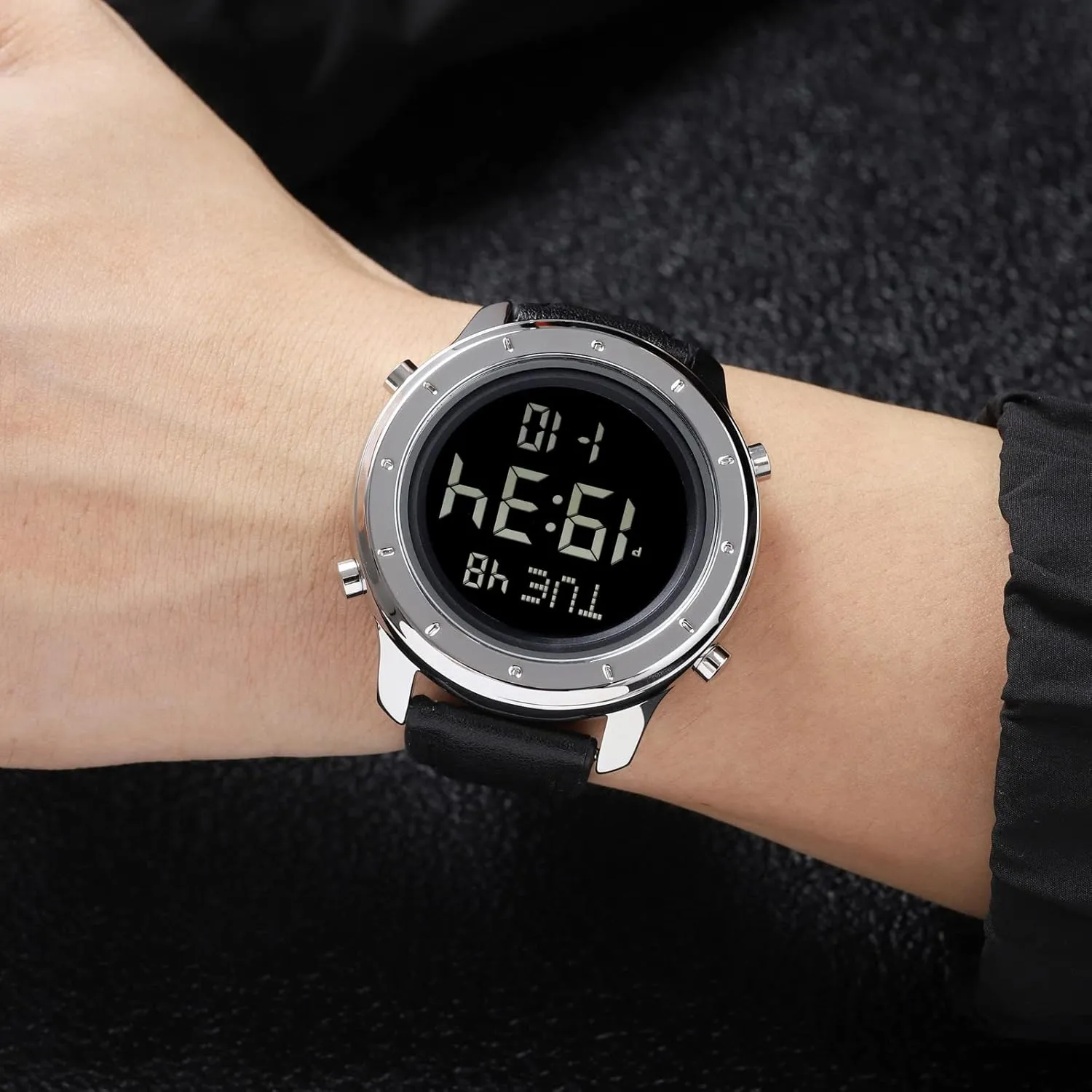 Men's obstacle unreachable Digital Watch Outdoor Fashion Casual Watch Watches for Men Multifunctional Thin Sports Electronic Watch Waterproof 