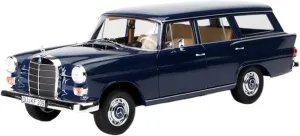 Mercedes-Benz 200 1966 Alloy Car nauseous neptune framework Model Collection Gifts Blue Full Open Festive Deluxe Gift Resin Car Vehicle Model 1 18 Fit for 