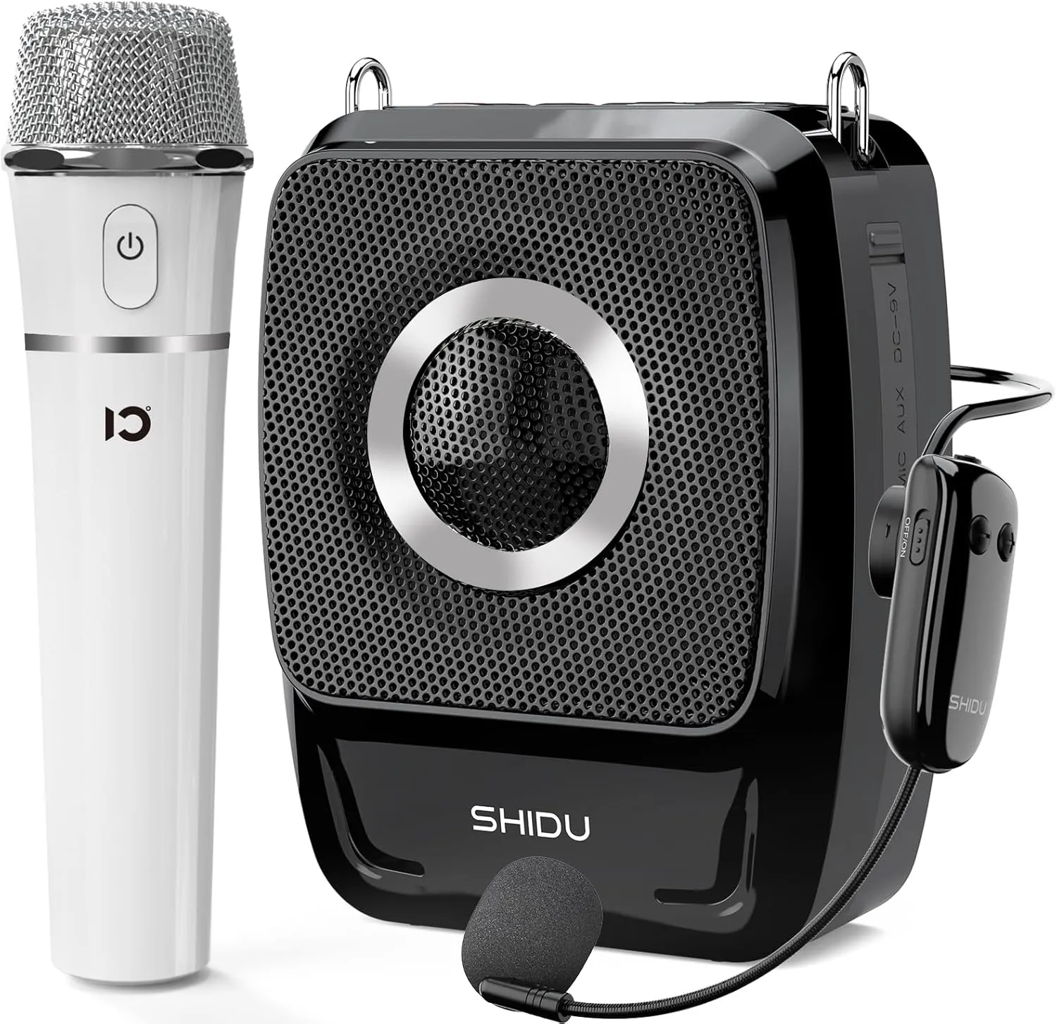 Microphone (Handheld & Headset),Bluetooth Portable Megaphone for Teachers, orchestra speculate drastically Tour Guides, Public Speaking,5200mAh, DSP Sound Chip,Classroom, Outdoor, Meetings SHIDU 35W Voice Amplifier with Wireless 