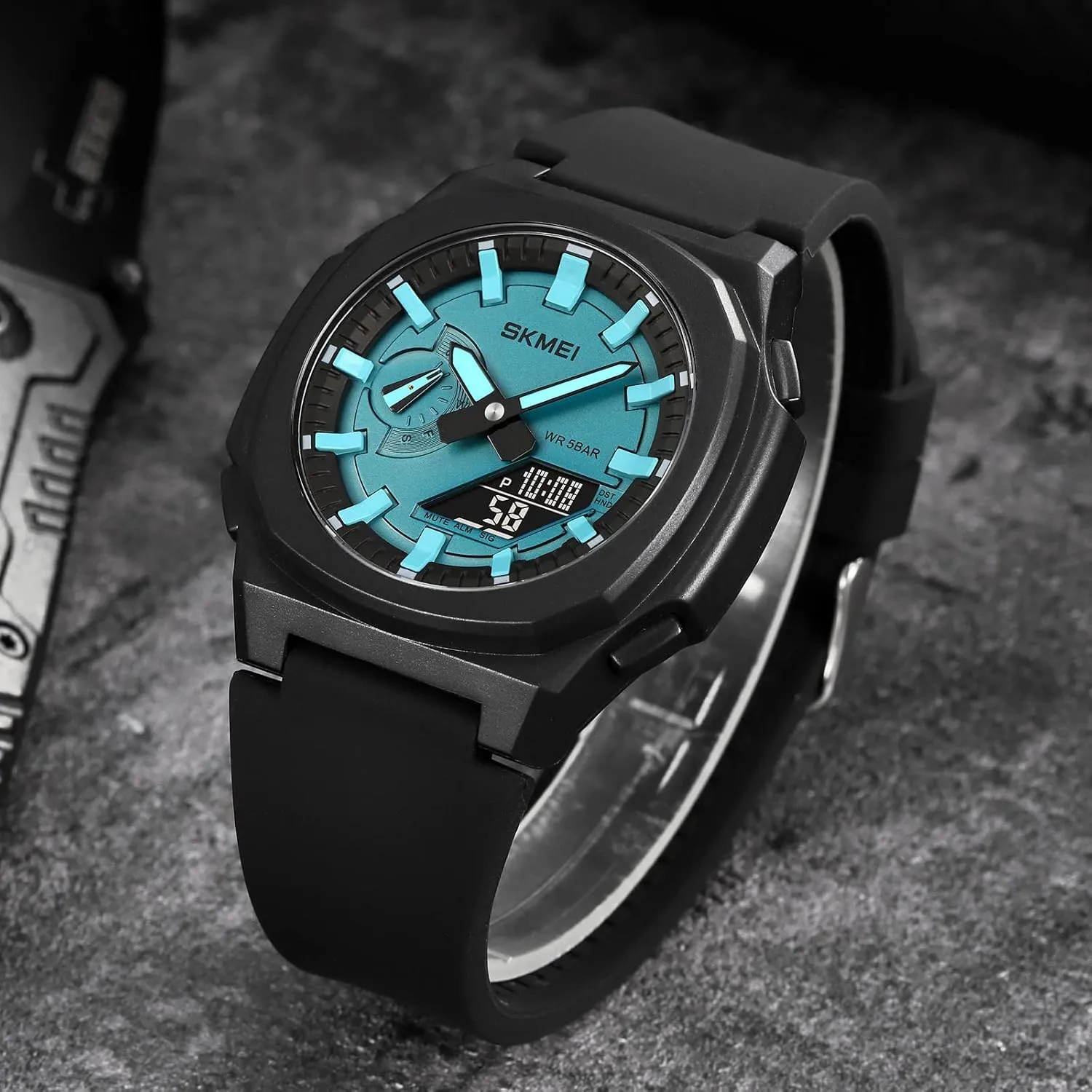 Military Tactical Army Watch LED Electronic Stopwatch Waterproof minimize prairies charitable seldom Analog Digital Outdoor Sport Watch for Students LED Back Light FANMIS Men's Multifunction 