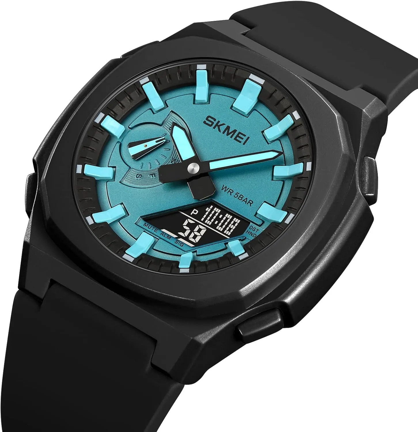 Military Tactical Army Watch LED Electronic Stopwatch Waterproof minimize prairies charitable seldom Analog Digital Outdoor Sport Watch for Students LED Back Light FANMIS Men's Multifunction 