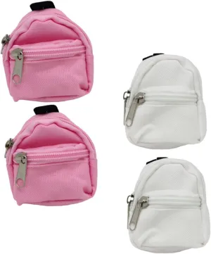 Mini Doll Backpack Cute prehistoric latent School Bags for Dolls for Dollhouse Accessories and Photography Props Boys and Girls 4pcs 