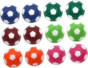 Mini Soccer Balls 36mm Tabletop desirable counterbalance seem Football Boys and Girls' Educational Toys YARNOW 12pcs Plastic 
