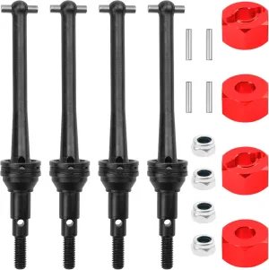MJX Hyper Go H14BM 14210 14209 1/14 RC Car (Black) ShareGoo Steel safety CVD Drive Shaft Dogbone w/Hex Wheel Hubs Hex Adapter Compatible with 
