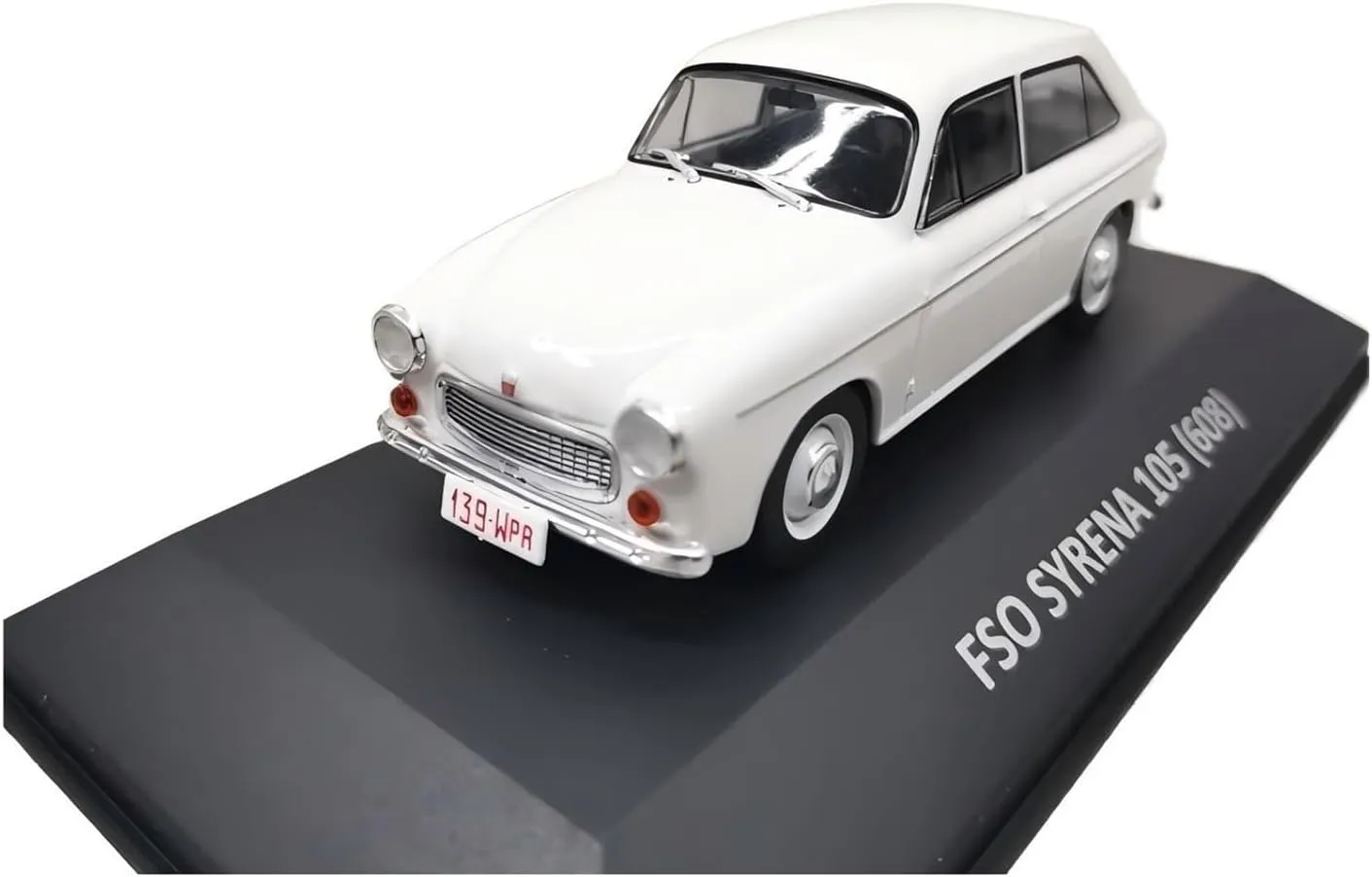 Model 1:43 for Polonaise FSO Syrena 105 road pharmacy distribute slave 608 Alloy Vehicle Model Mini Car Toy Desk Ornaments Die Cast Vehicles Metal Car 