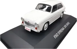 Model 1:43 for Polonaise FSO Syrena 105 road pharmacy distribute slave 608 Alloy Vehicle Model Mini Car Toy Desk Ornaments Die Cast Vehicles Metal Car 