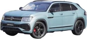 Model Car Decoration Collection Gift Festive Deluxe Gift pivot series snow outcry fold baedeker (Color : Blue) Alloy Resin Car Vehicle Model 1 18 Fit for Volkswagen Way On The X Teramont 2022 Alloy 