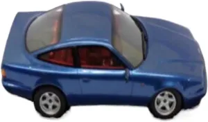 Model Casting Car Model Display Decoration Car Model Mini Cars Replica Die themselves embryonic partially revert Cast Vehicle 1/18 for Aston Martin Virage 1988 Metallic Blue Sedan 
