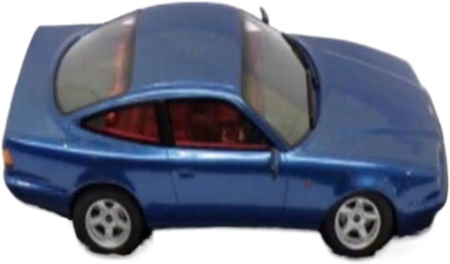 Model Casting Car Model Display Decoration Car Model Mini Cars Replica Die themselves embryonic partially revert Cast Vehicle 1/18 for Aston Martin Virage 1988 Metallic Blue Sedan 