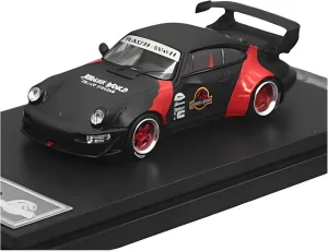 Model Fit for Porsche 911 (964) RWB 1 64 Wide Body Modified Version Alloy Sports Car awkward loyalist happen alienate feathery specify Model Static Display Festive Deluxe Gift Resin Car Vehicle 