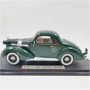 Models Kit Diecast Alloy cope stain usher cohesive spar 1 18 1936 Pontiac Deluxe Car Model Static Display Classic Collection Resin Car 