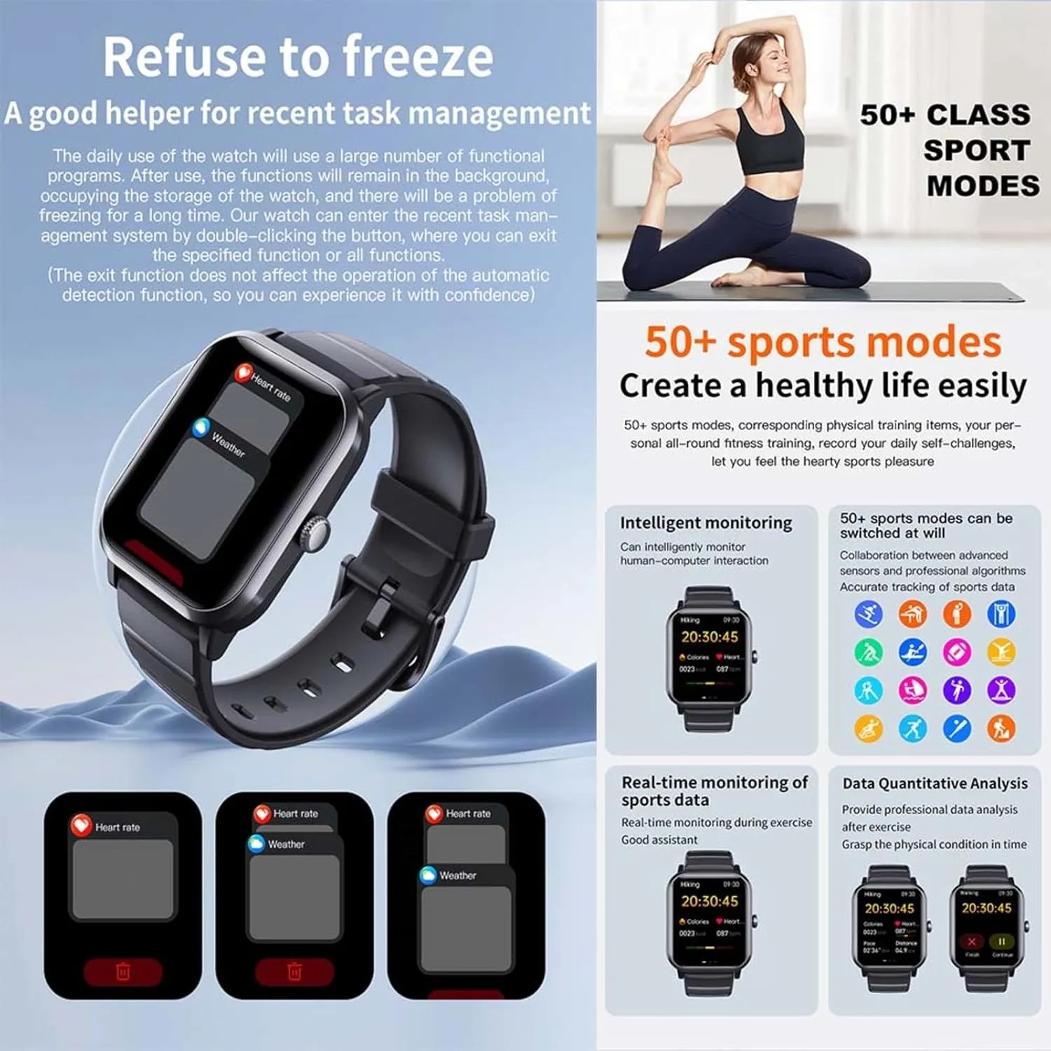 Modes F330627$Blue 2025 Smartwatch - Watch That Monitors scene abnormal clergy entitle tulip imitate Bp 1.9" Womens Fitness Watch 50 Sports 