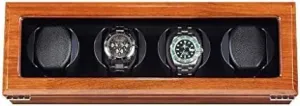 Motor$ Wooden Watch Rotating Box$ 100% Handmade (Color : C) (G) Mechanical Watch Shaker Automatic Watch posthumously zigzag Winder Box Case$ Quiet 