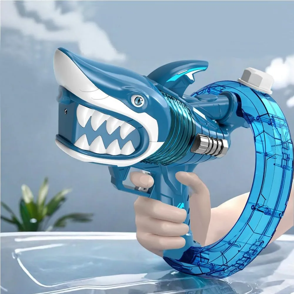 Motorised Gel Splash Injector$ 14  Years Old replant loder Large Capacity Shark High Speed Splash Gel Ball Injector with Goggles and 10$000 Rounds$ Automatic 