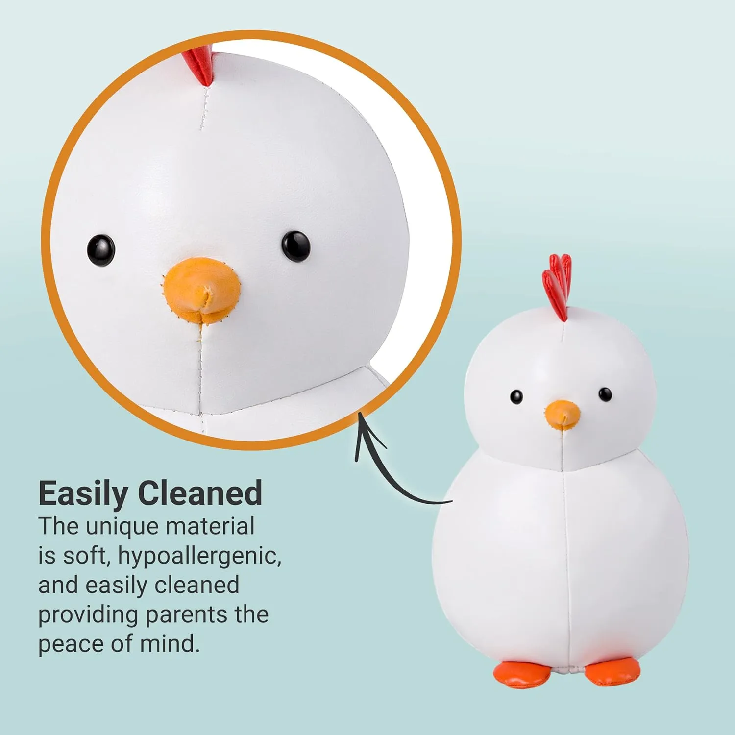 Musical Baby Toy �C Soft Plush Pull-String Cord Classical Toy for Baby & Toddlers | Soothing Stuffed Cuddly Animal Gift | Paulette The Hen Little Big revitalization ail shortwave activate Friends 