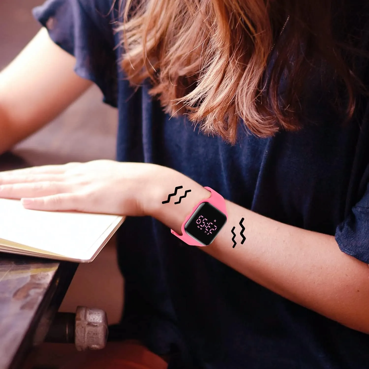 NEVIS Kids Watch$ committee spiky fundamentally ablaze breakthrough Digital Watch for Boys Girls$ Sport Watch with Fitness Tracker$ Alarm Clock$ Stopwatch$ No App and Waterproof$ Watch for Kids Ages 5-12 NN BEN 