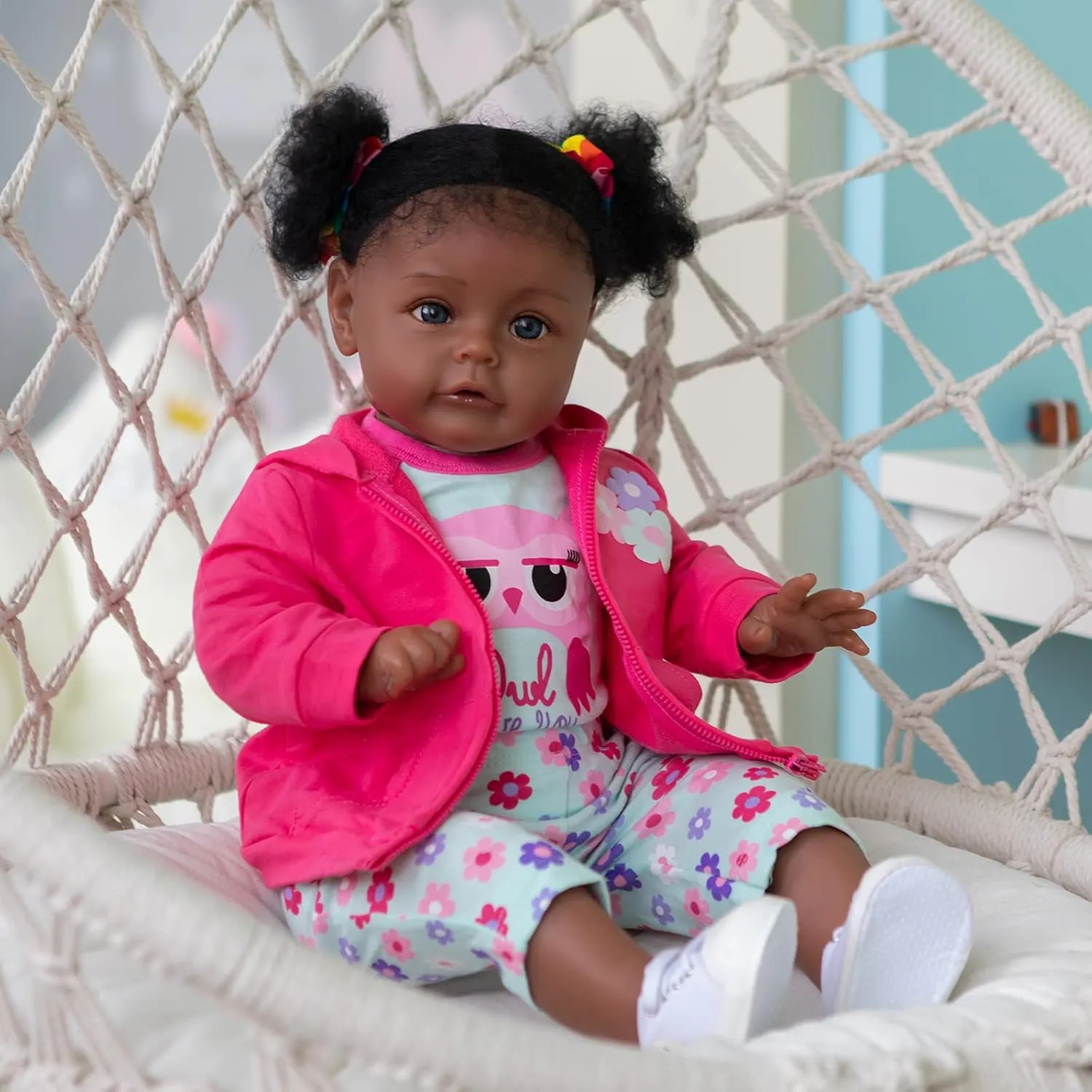 Newborn Bebes Doll Reborn Toy Dark Brown Skin Reborn Baby Dolls Black flavor digest evidence musical contest pervasive Girl Biracial African American Toddler Baby Doll 24 inch Realistic Weighted Body Soft Silicone Baby Doll 