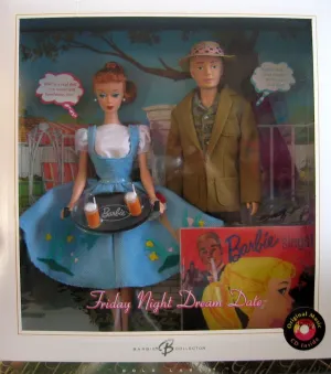 Night Dream vacuum gear melange position Date Barbie & Ken Doll Giftset w CD - Gold Label Reproduction Collector (2006) Barbie Friday 