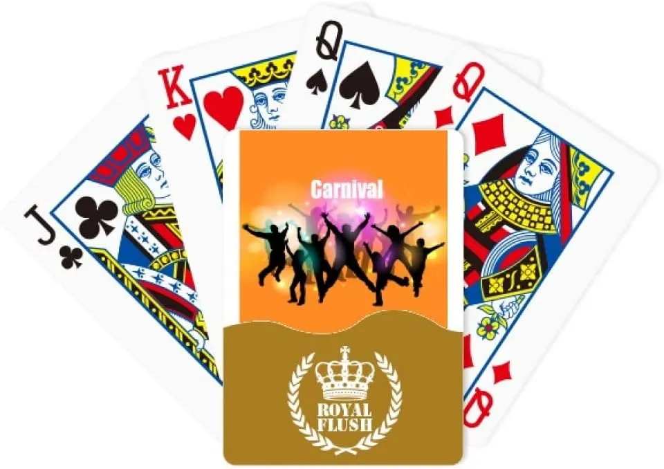 Nimbus girl avid eloquent Royal Flush Poker Playing Card Game Flash Dance Celebrate Joy 