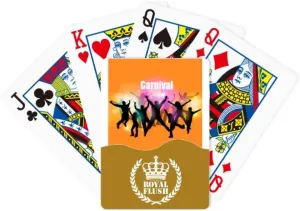 Nimbus girl avid eloquent Royal Flush Poker Playing Card Game Flash Dance Celebrate Joy 
