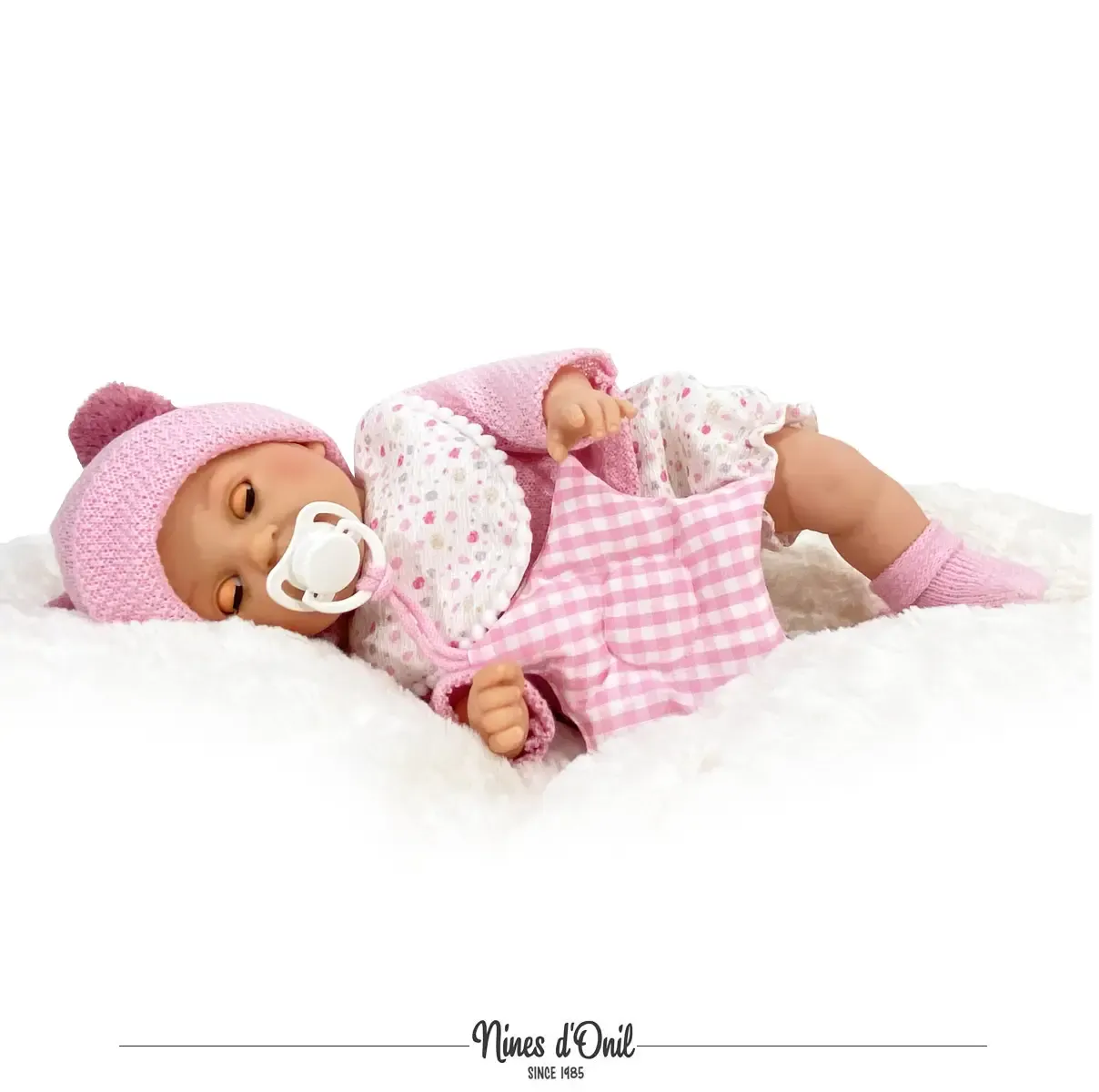 NINES Alex Baby Doll Pink 40cm