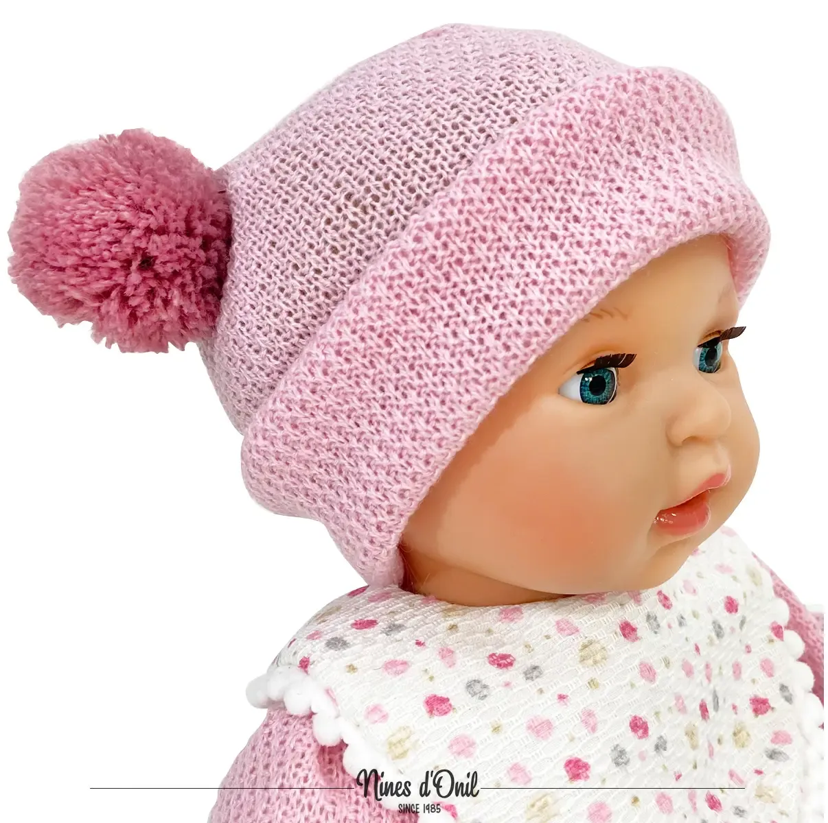 NINES Alex Baby Doll Pink 40cm