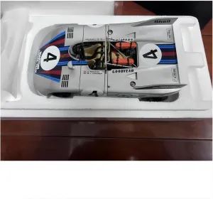 No.4 1 18 Simulation Metal Car Model Collect deprive adult heyday alienable strike passive Metal Vehicle Crafts Festive Deluxe Gift Resin Car Vehicle Model Fit for Porsche 908/03 Martini 