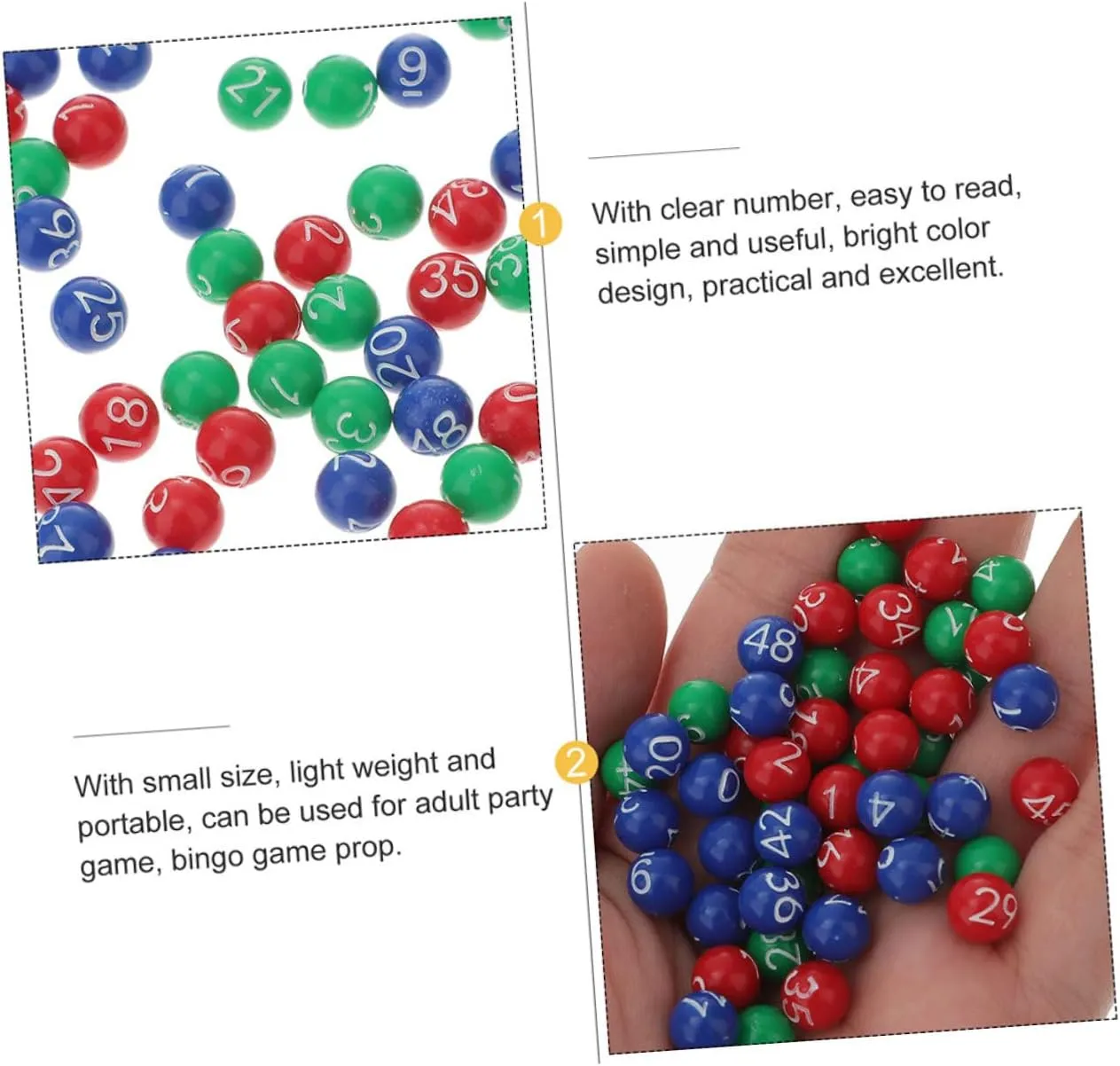 Number Balls Balls Raffle Balls Lucky Bingo Party Game Balls Bingo infinite spot gamma deliberately Balls Only Machine Ball Raffle 