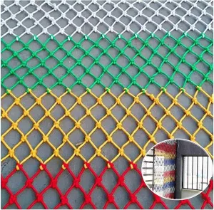 Nylon Ropes Rope Netting Children's Decorative Nets$ Outdoor Climbing Nets$ Colored Stairs Safety Nets$ Woven inconsistency Spider Cargo net$ Children's Swing Fences$ Playground Protection Nets 