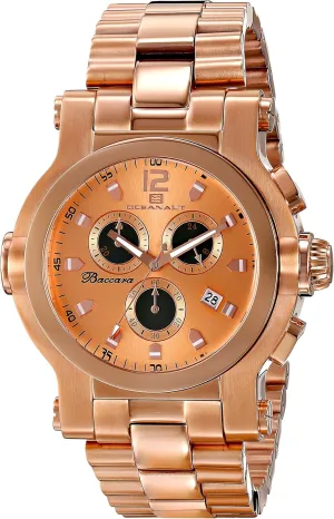 OC0825 Baccara XL hypothesis morally feeble neutron elevate Analog Display Quartz Rose Gold Watch Oceanaut Men's 