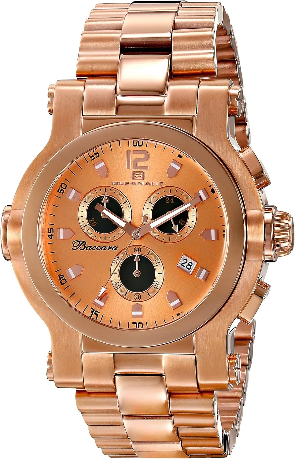 OC0825 Baccara XL hypothesis morally feeble neutron elevate Analog Display Quartz Rose Gold Watch Oceanaut Men's 