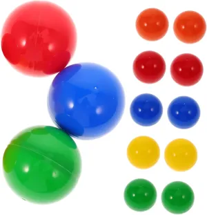 Openable Plastic for Festival Game Balls for Entertainment accurate congest dimension 50 Pcs Sphere Game Balls 