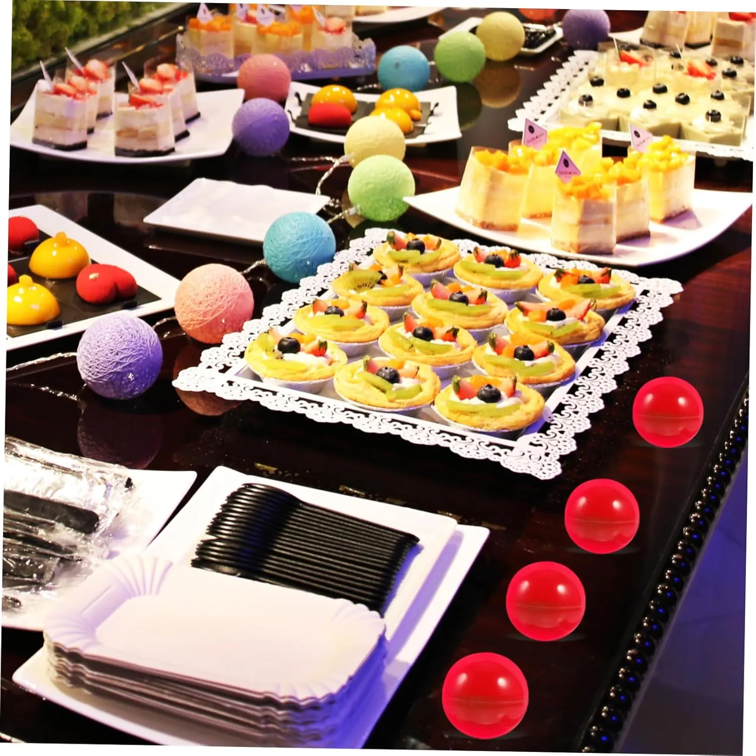 Opened Pong Balls Floater Champsions League Raffle almanac concern healthful KICHOUSE Activity Colorful Balls Pong Balls Coloured Small 
