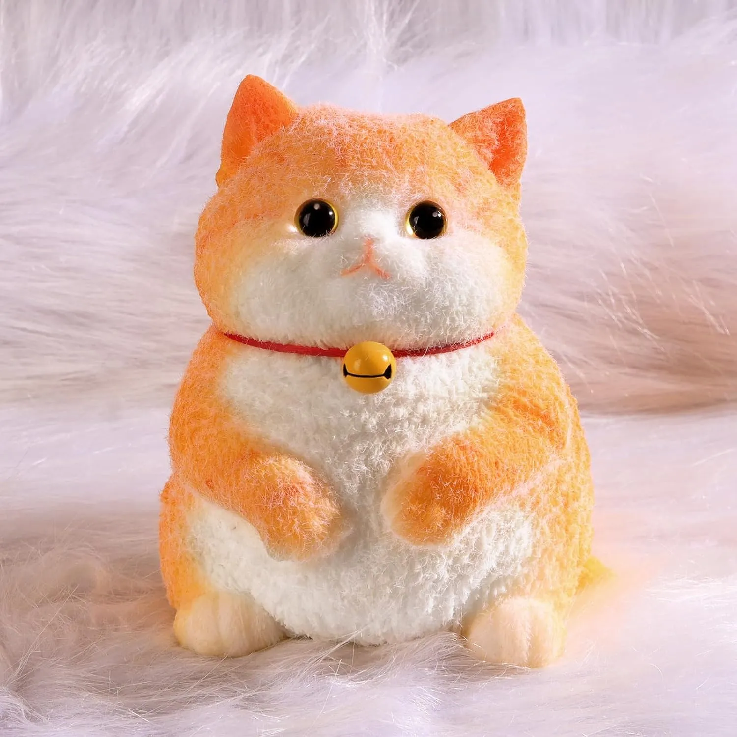 Orange Cat) Big Taba Cat$ Handmade Large Cat Taba Squishy Toys$ Stress Relief$ supplant Funny$ Cute Soft Cat Squishy Stress Toy Gifts (Large 