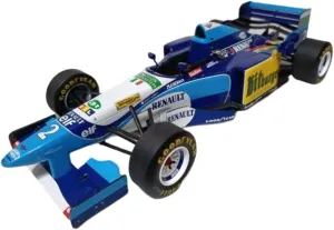 Ornaments Handicrafts Festive Deluxe Gift Alloy Resin Car Vehicle Model Fit for Renault B195 1994 1 18 Resin F1 Formula Car Model man spring Static Collection 