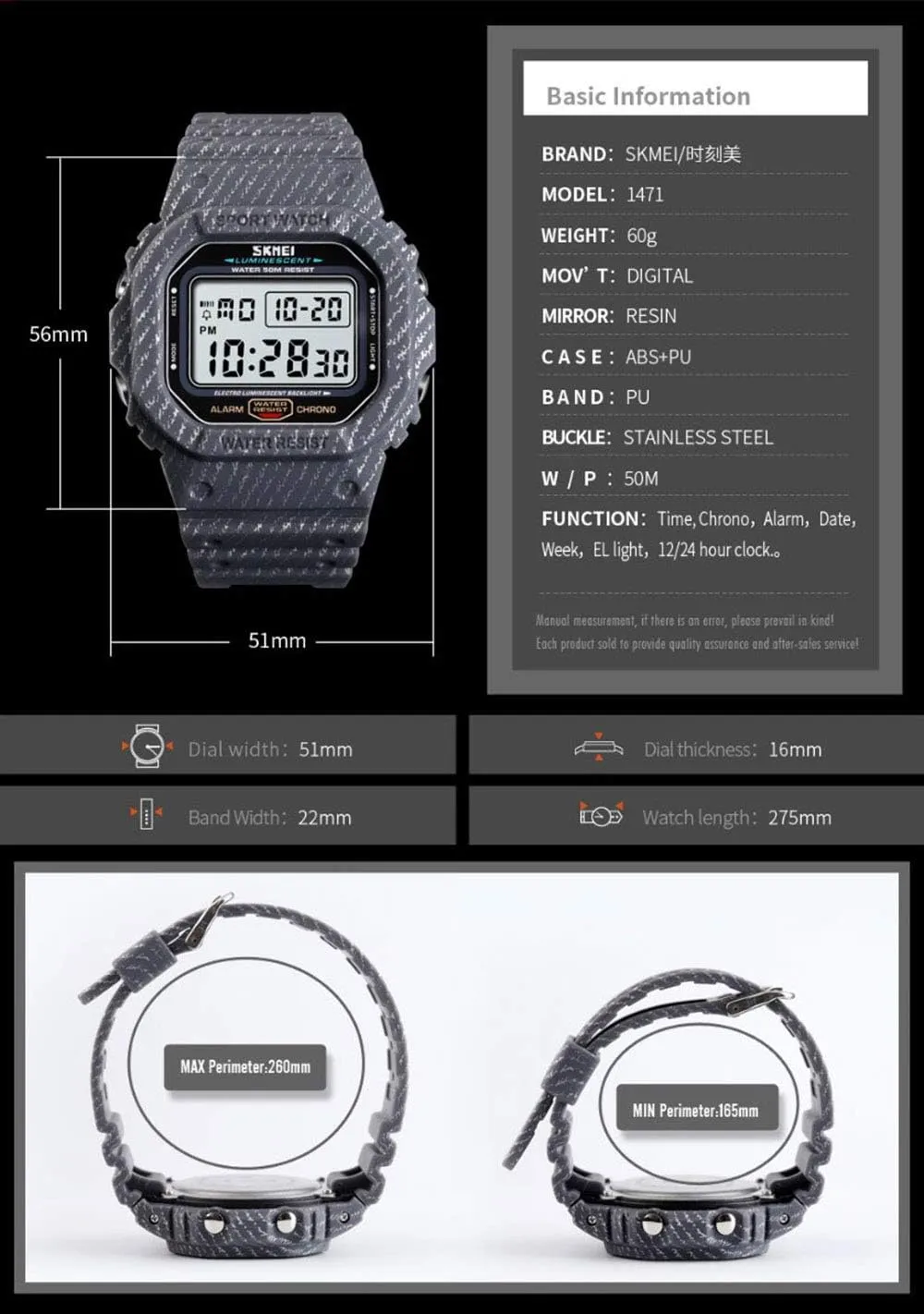 Outdoor Sport Watch Men domestically comic jibe unemployed Digital Watch 5Bar Waterproof Alarm Clock Cowboy Military Watch Gosasa Mens 