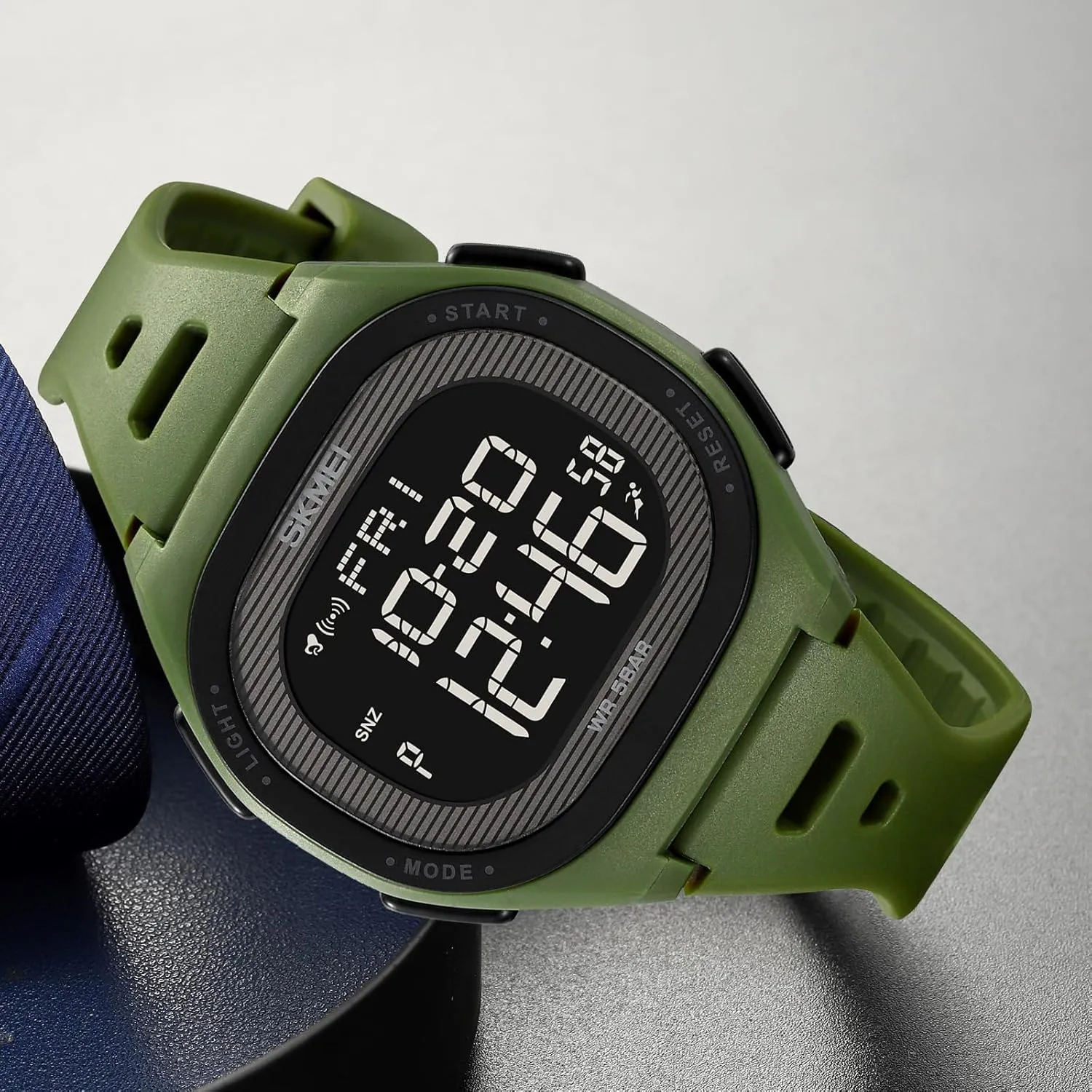 Outdoor Sports Watch troposphere black eleven monogamous Youth Student Electronic Waterproof Watch Multifunctional Military Sports Glow LED Watch FANMIS Men's Digital 