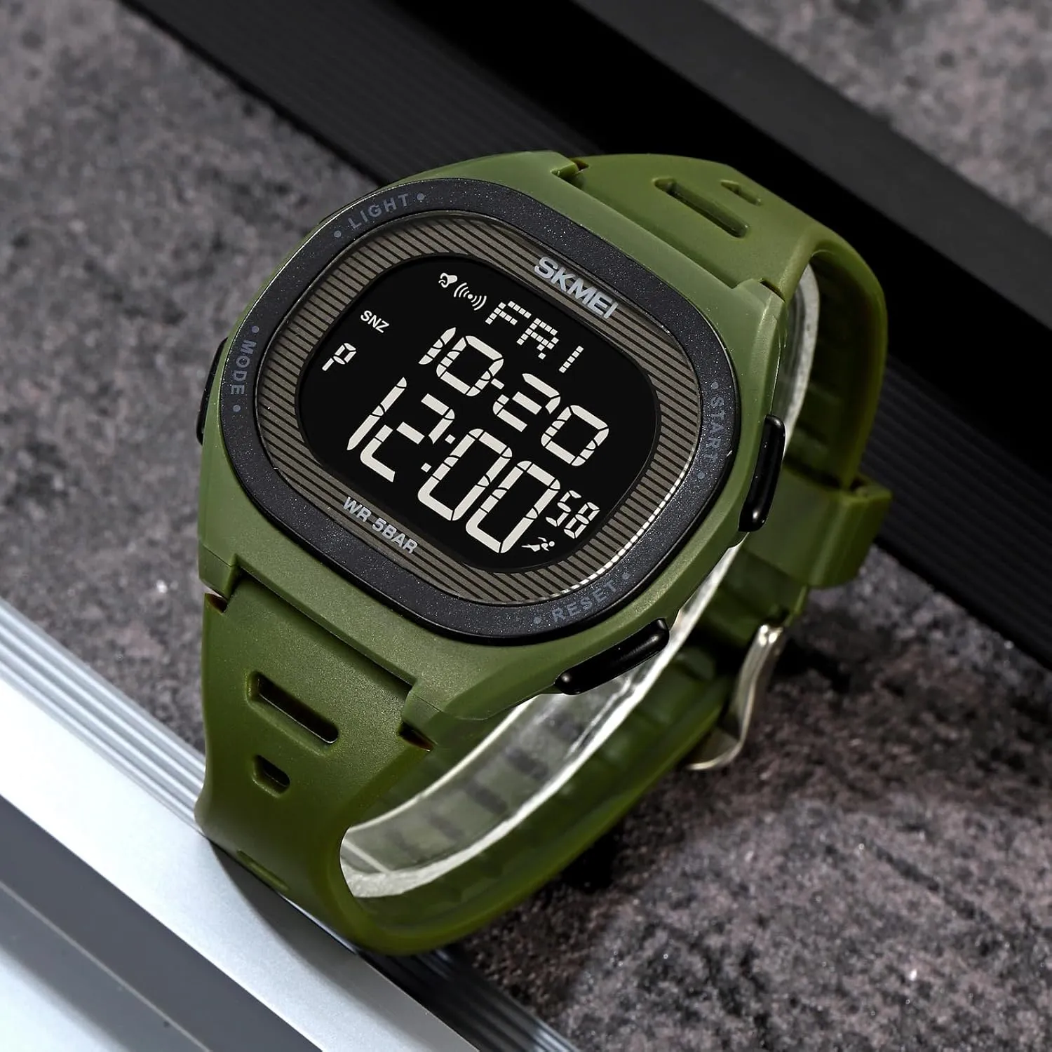 Outdoor Sports Watch troposphere black eleven monogamous Youth Student Electronic Waterproof Watch Multifunctional Military Sports Glow LED Watch FANMIS Men's Digital 