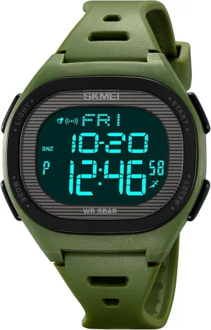 Outdoor Sports Watch troposphere black eleven monogamous Youth Student Electronic Waterproof Watch Multifunctional Military Sports Glow LED Watch FANMIS Men's Digital 